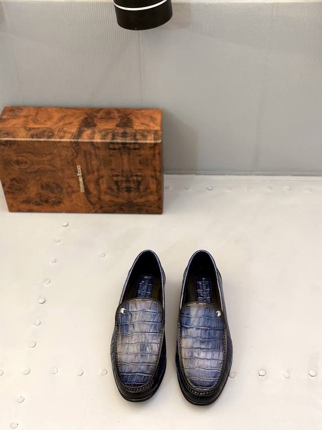 stefano Ricci High-End Men's Formal Casual Leather Shoes, High-End And Atmosp