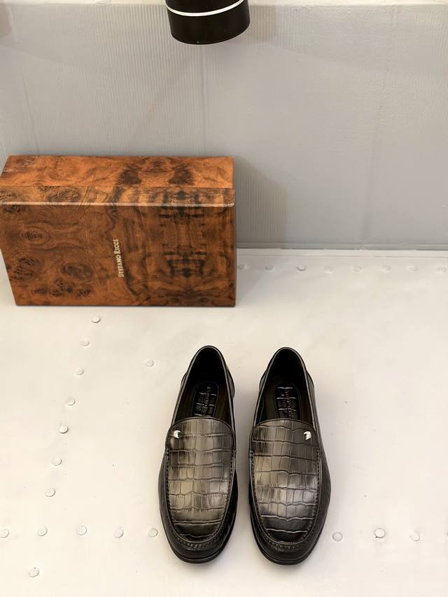 stefano Ricci High-End Men's Formal Casual Leather Shoes High-End Atmosphere