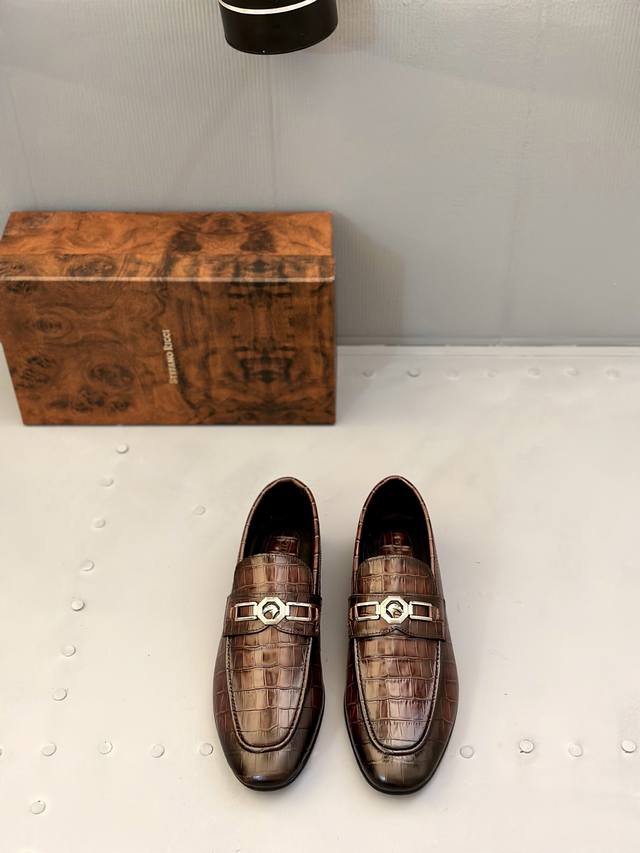 stefano Ricci High-End Men's Formal Casual Leather Shoes, High-End And Atmosp