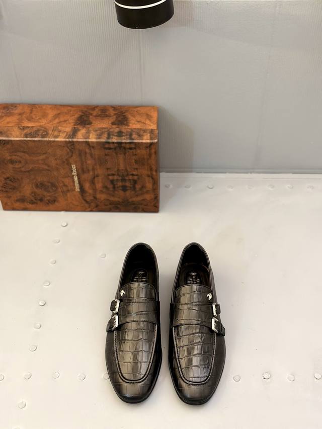 stefano Ricci High-End Men's Formal Casual Leather Shoes, High-End And Atmosp