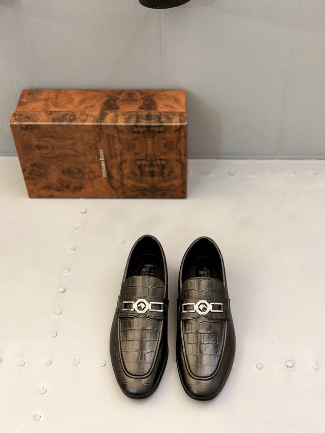 stefano Ricci High-End Men's Formal Casual Leather Shoes, High-End And Atmosp