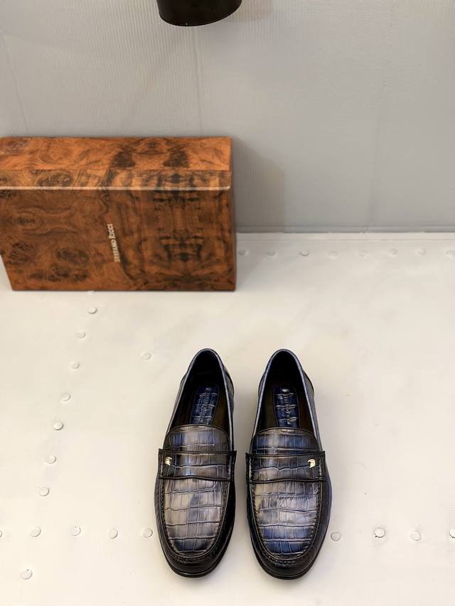 stefano Ricci High-End Men's Formal Casual Leather Shoes, High-End And Atmosp