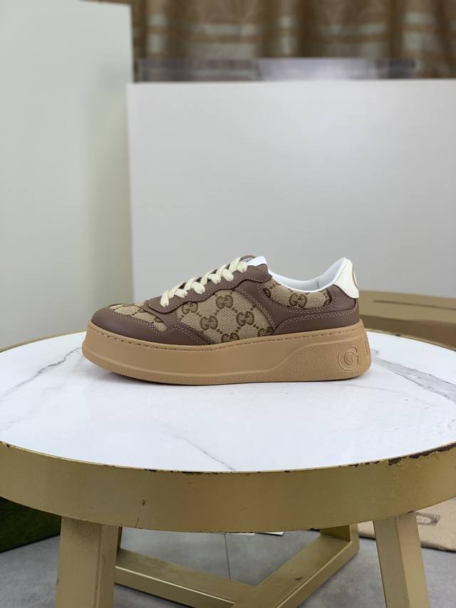 Factory P Price P Real Price Gucci High Version New Series Couple Biscuit Shoes