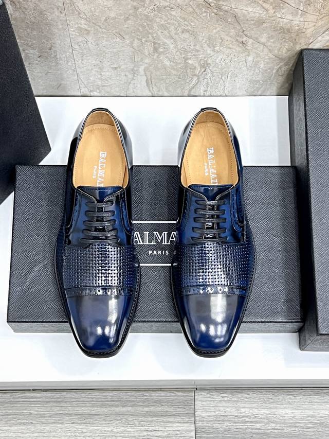 balmain Balmain's New Men's Leather Shoes Are Made Of Imported Original Cowhi