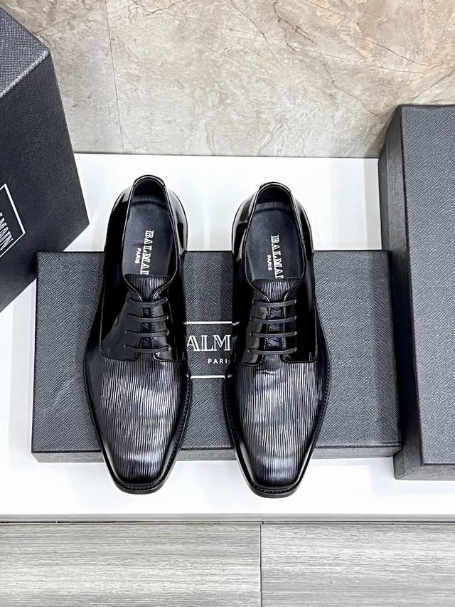 balmain Balmain's New Men's Leather Shoes Are Made Of Imported Original Cowhi