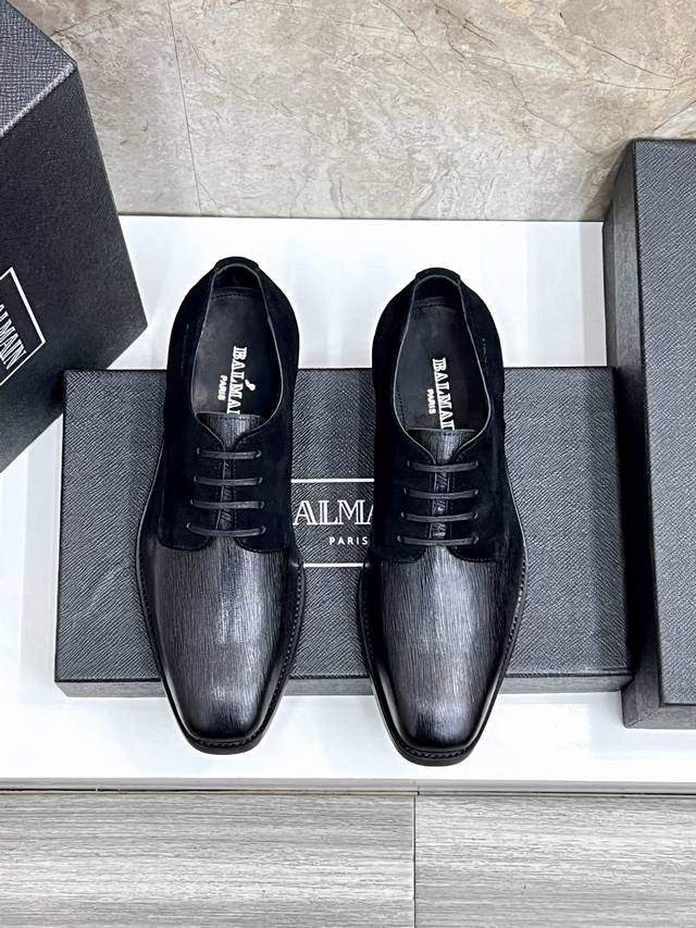 balmain Balmain's New Men's Leather Shoes Are Made Of Imported Original Cowhi