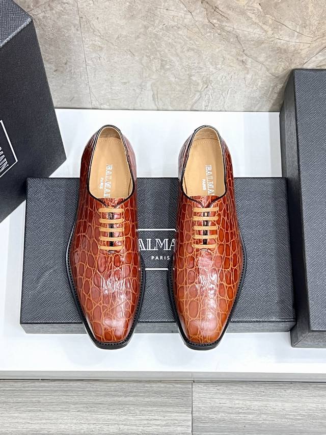 balmain Balmain's New Men's Leather Shoes Are Made Of Imported Original Cowhi