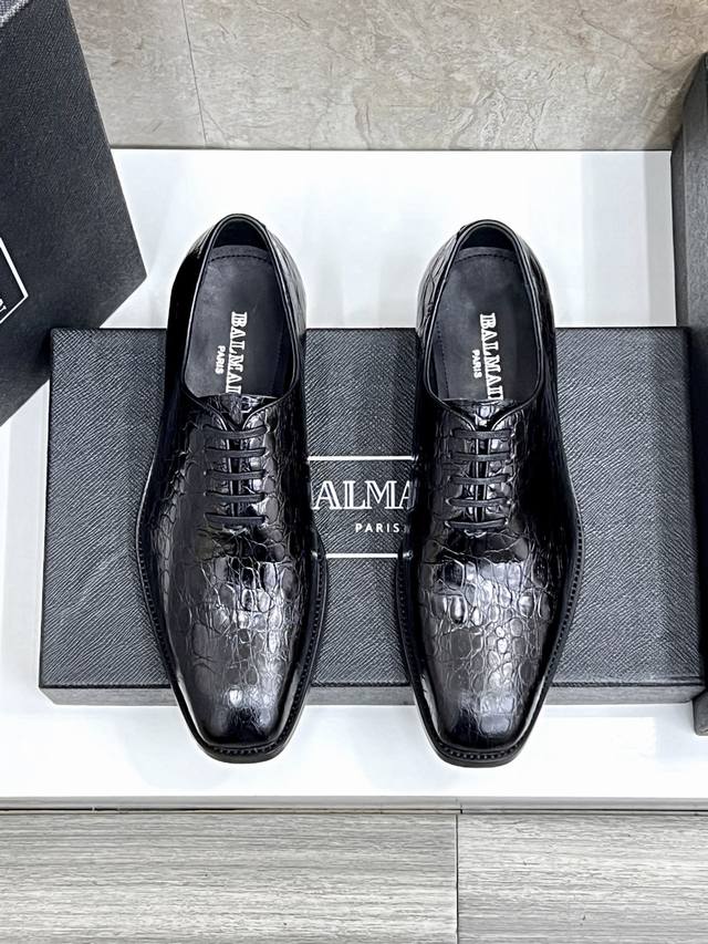 balmain Balmain's New Men's Leather Shoes Are Made Of Imported Original Cowhi