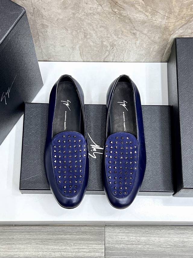 gz Classic Business Leather Shoes For Men, Slip-On Leather Shoes, Imported Or