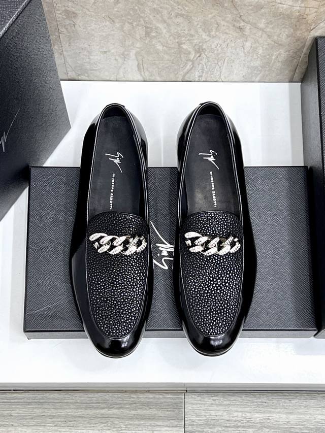 gz Classic Business Leather Shoes For Men, Slip-On Leather Shoes, Imported Or