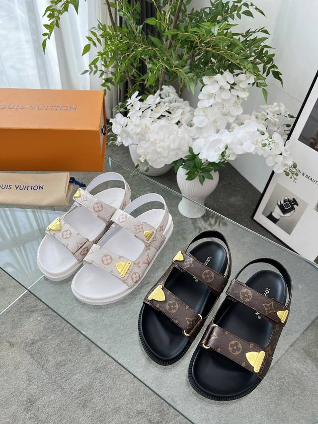 louis Vuitton Louis Vuitton Spring And Summer New Slippers Are On Sale. 1:1 H