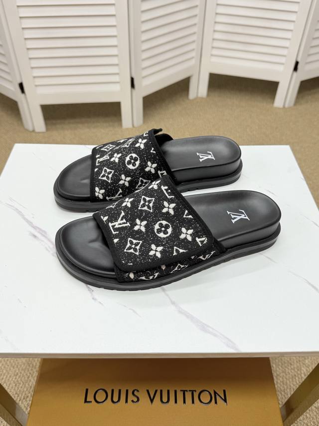 Real Price Lv-Louis Vuitton 2025 Spring And Summer New Slippers Are Both Fashion