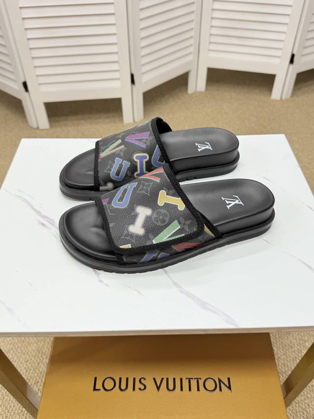 Real Price Lv-Louis Vuitton 2025 Spring And Summer New Slippers Are Both Fashion