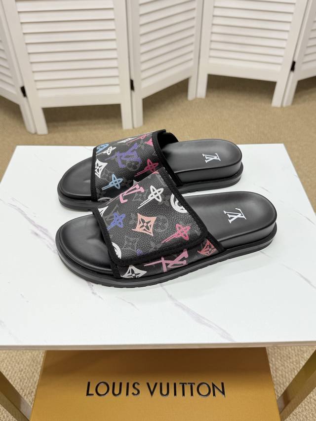 Real Price Lv-Louis Vuitton 2025 Spring And Summer New Slippers Are Both Fashion