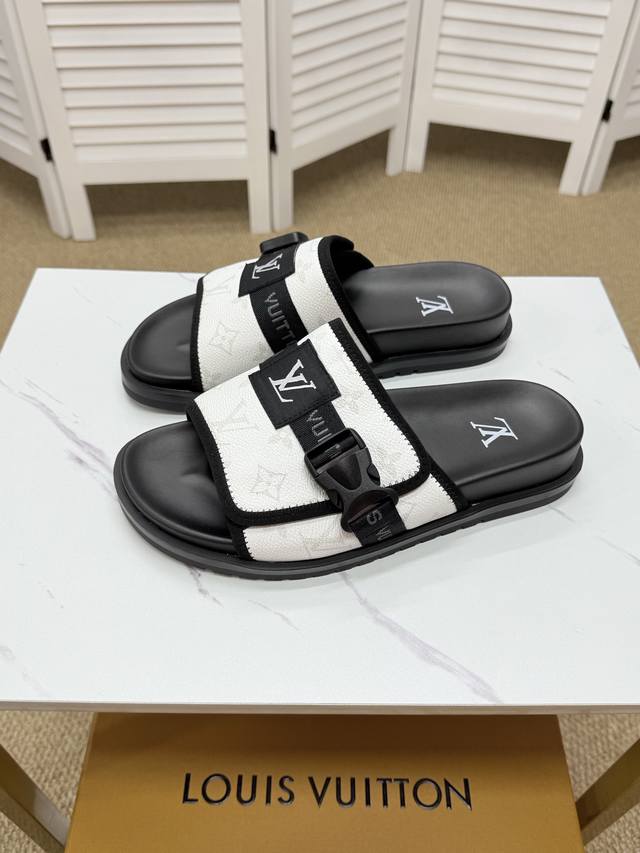 Real Price Lv-Louis Vuitton 2025 Spring And Summer New Slippers Are Both Fashion