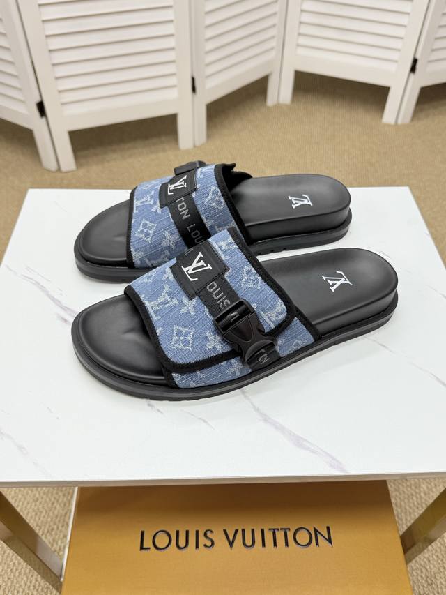 Real Price Lv-Louis Vuitton 2025 Spring And Summer New Slippers Are Both Fashion