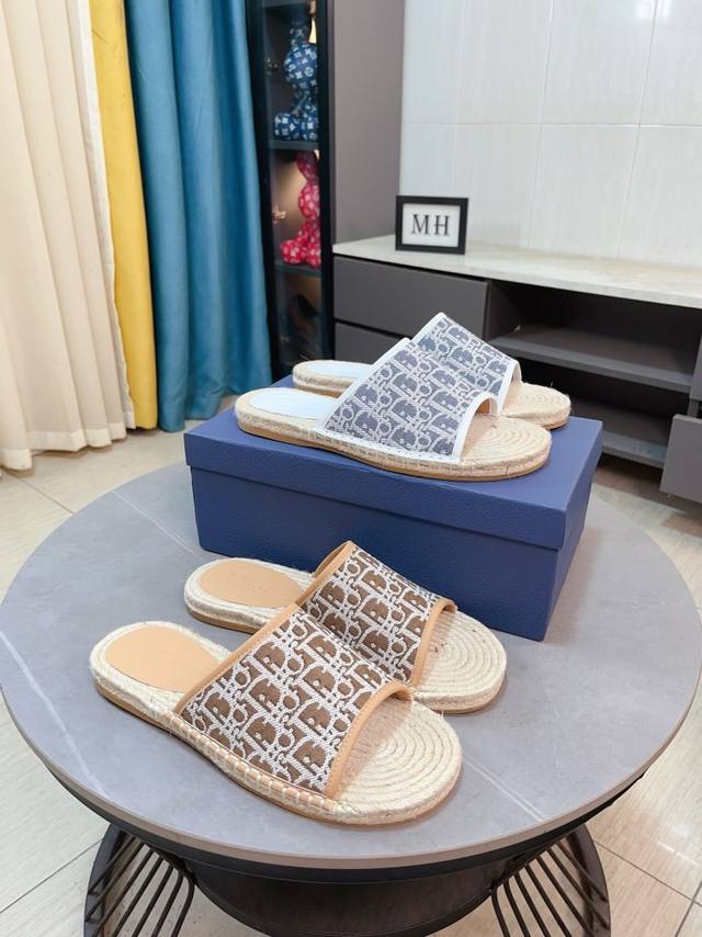 Factory Price P High-End Version Dior Men's Slippers High-End Atmosphere And Hig