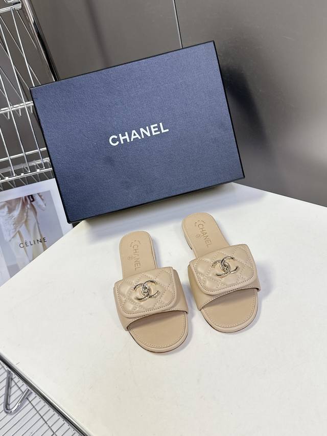 chanel Chanel's Latest Spring And Summer Double C Slippers Are A One-To-One R