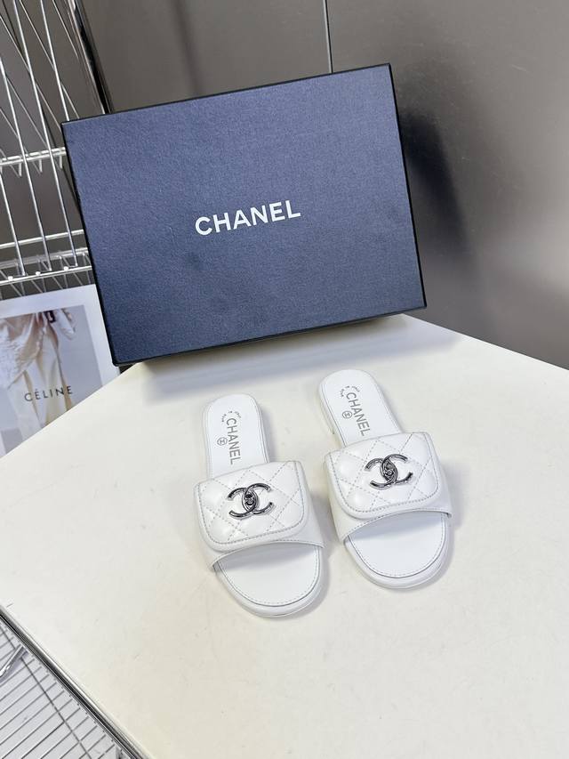 chanel Chanel's Latest Spring And Summer Double C Slippers Are A One-To-One R