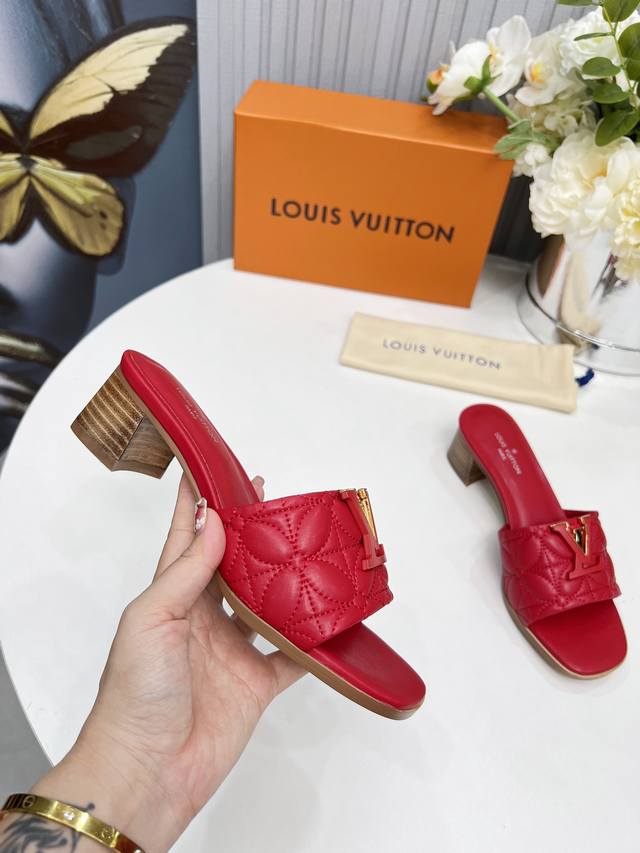Leather Sole +40 Louis Vuitton 2025 Louis Vuitton Summer New Slippers Original M