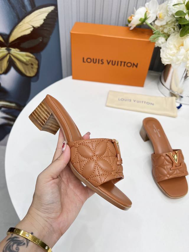 Leather Sole +40 Louis Vuitton2025 Louis Vuitton Summer New Slippers Original Mo