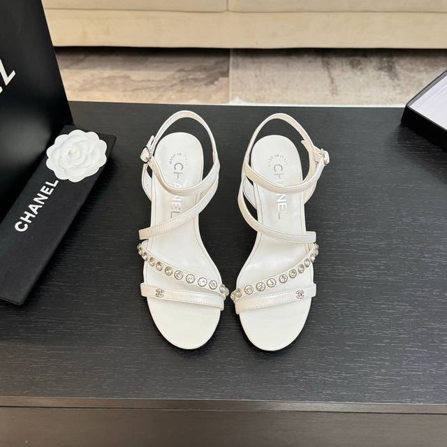 chanel 25C New Style Pearl Double C Buckle High Heels The Return Of The Doubl