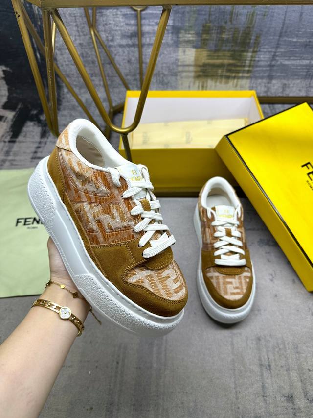 Factory P Price Women's Clothing Women's Shoes Sports Original Fendi Match Lace-