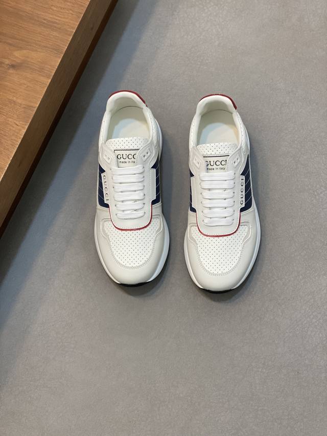gucci - High-End Quality Original - Upper Made Of Nappa Calfskin, Litchi Calf