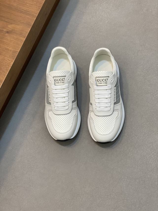 gucci - High-End Quality Original - Upper Made Of Nappa Calfskin, Litchi Calf
