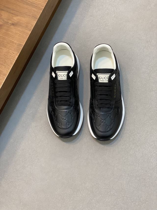 gucci - High-End Quality Original - Upper Made Of Nappa Calfskin, Litchi Calf