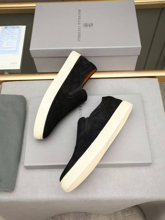 bc Size 38-44 2025 Brunello Cucinelli New Casual Sneakers Shipped New Materia