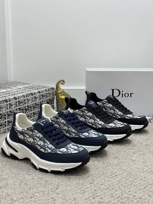 dio* Top Original B Dior Low-Top B02 Casual Shoes Are Made Of Top-Grain Cowhi