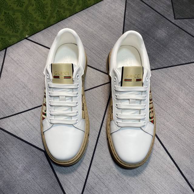 Guccl Upper Is Made Of Italian Imported Cowhide Waterproof Fabric, First Layer S