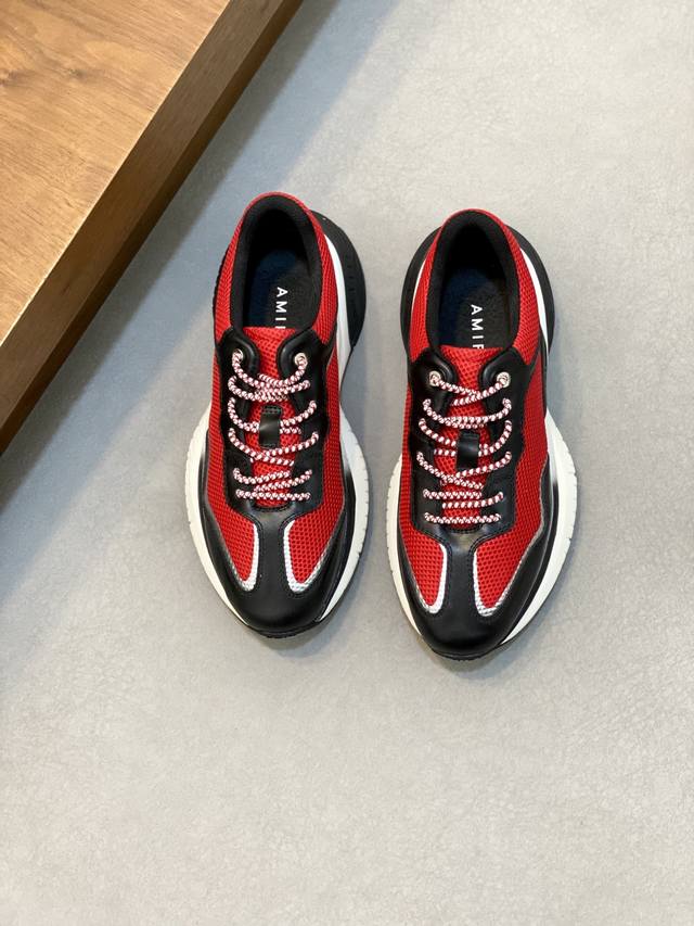 amiri New Men's Casual Sports Shoes Are Made Of Top-Layer Cowhide Uppers And