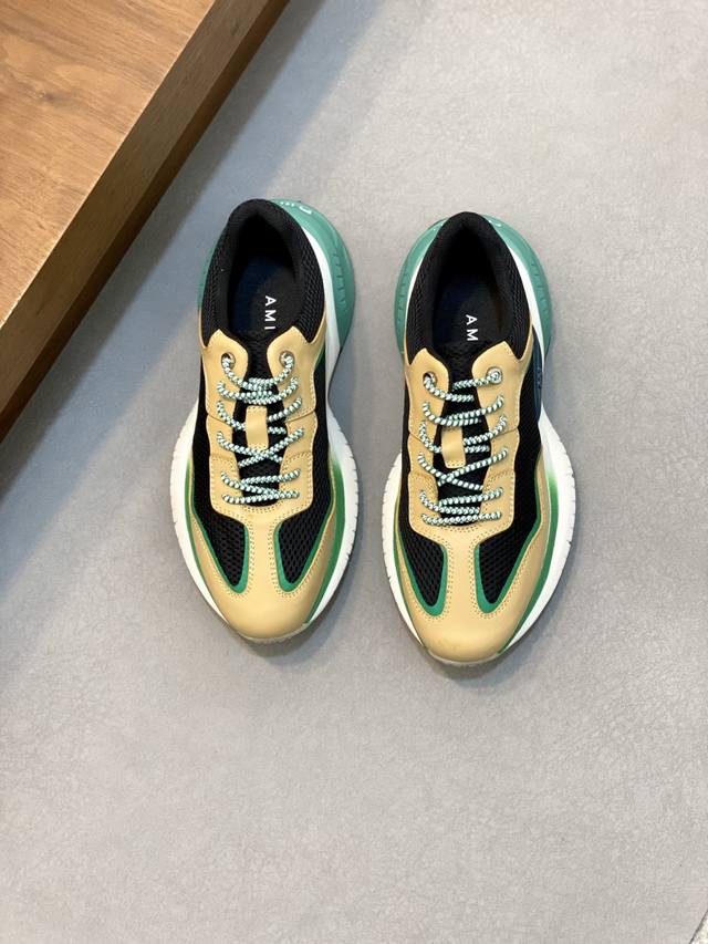 amiri New Men's Casual Sports Shoes Are Made Of Top-Layer Cowhide Uppers And