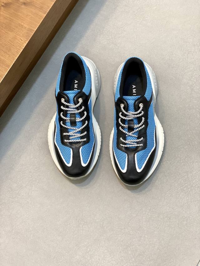 amiri New Men's Casual Sports Shoes Are Made Of Top-Layer Cowhide Uppers And