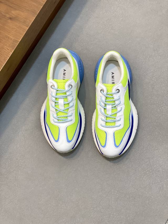amiri New Men's Casual Sports Shoes Are Made Of Top-Layer Cowhide Uppers And