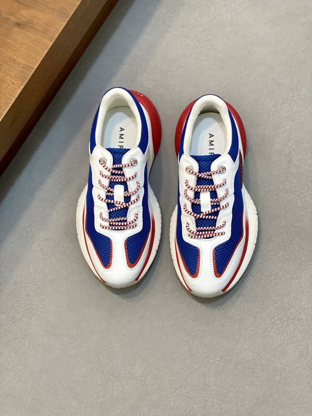 amiri New Men's Casual Sports Shoes Are Made Of Top-Layer Cowhide Uppers And