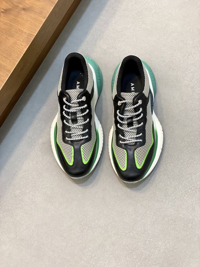 amiri New Men's Casual Sports Shoes Are Made Of Top-Layer Cowhide Uppers And