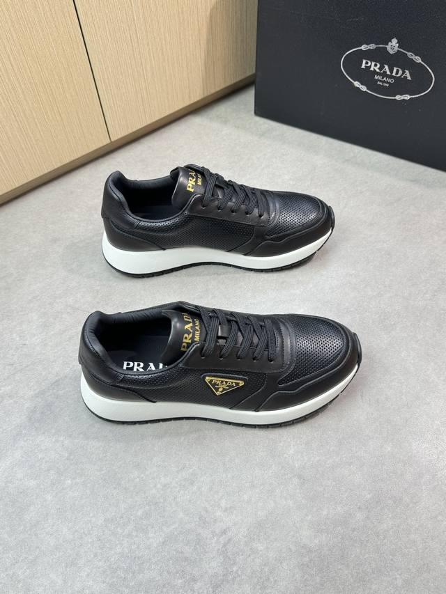 prada - High-End Quality Original Casual Sports Shoes - Upper Made Of Perfora
