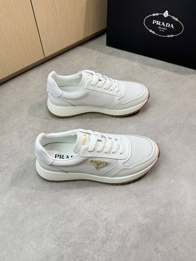 prada - High-End Quality Original Casual Sports Shoes - Upper Made Of Perfora