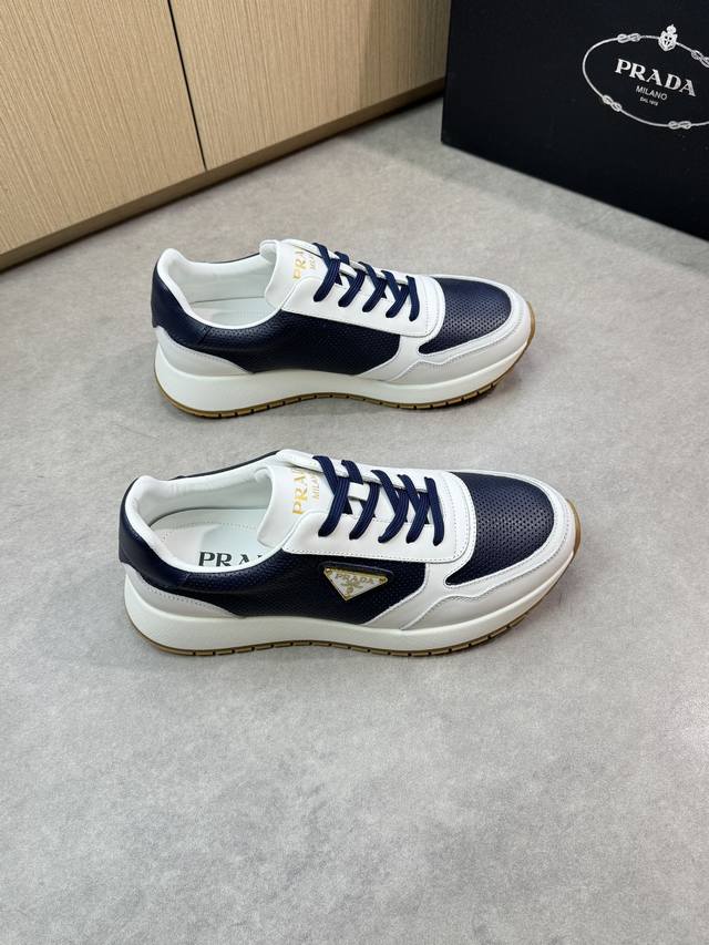 prada - High-End Quality Original Casual Sports Shoes - Upper Made Of Perfora