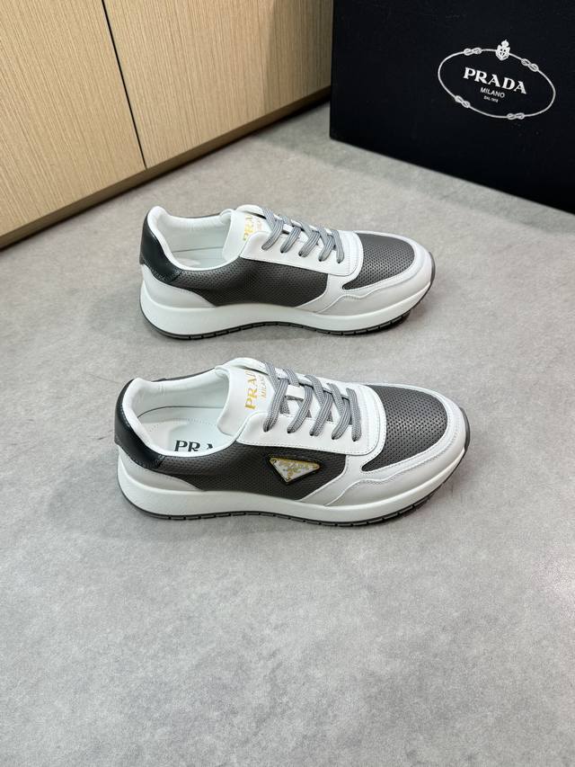 prada - High-End Quality Original Casual Sports Shoes - Upper Made Of Perfora