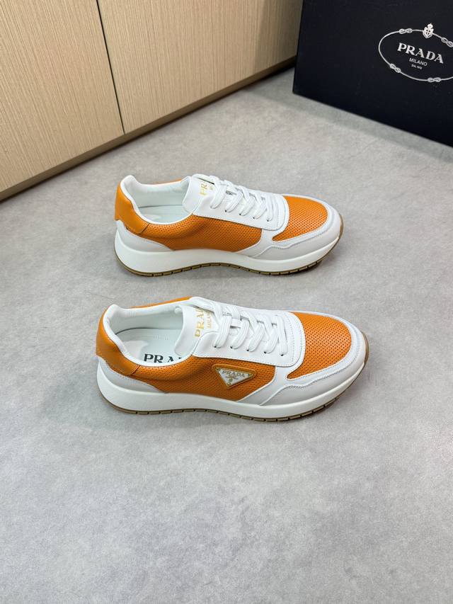 prada - High-End Quality Original Casual Sports Shoes - Upper Made Of Perfora