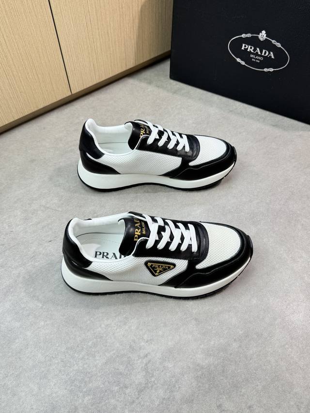 prada - High-End Quality Original Casual Sports Shoes - Upper Made Of Nappa C