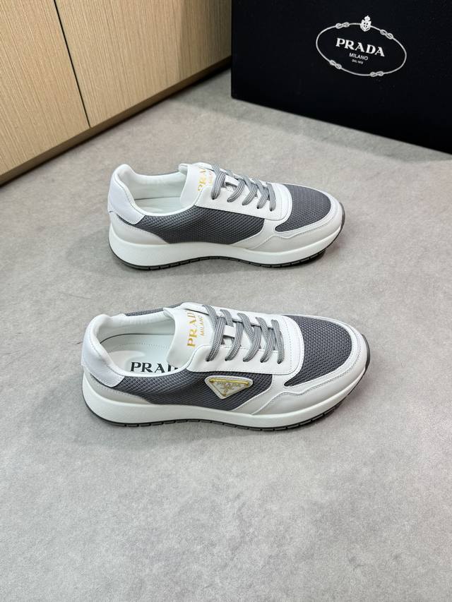 prada - High-End Quality Original Casual Sports Shoes - Upper Made Of Nappa C