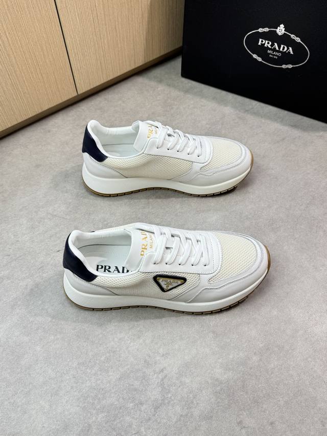 prada - High-End Quality Original Casual Sports Shoes - Upper Made Of Nappa C