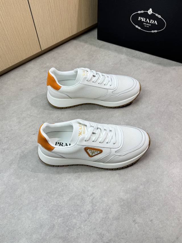 prada - High-End Quality Original Casual Sports Shoes - Upper Made Of Nappa C