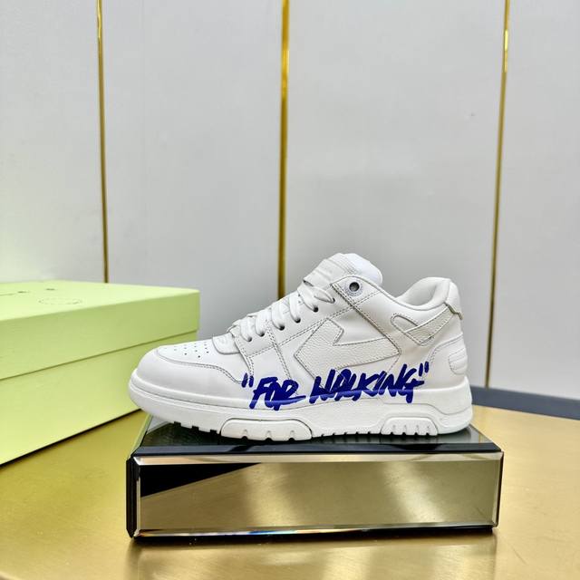 Factory Price Pp Off-White's New Style Lace-Up Sneakers With Arrow-Patterned Des