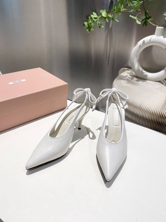 Factory Price P Miumiu2025 New Backless Sandals Series Fashionable And Stylish S